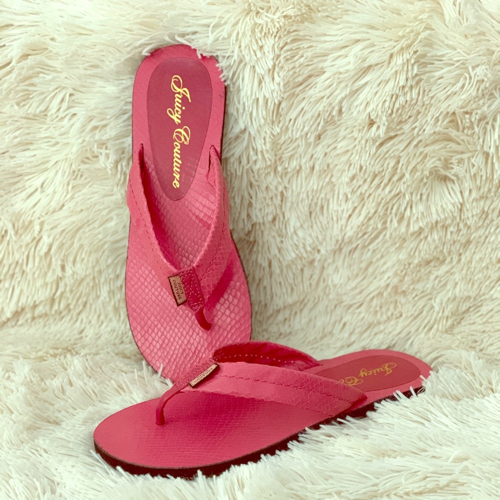 Juicy Couture flip flops
